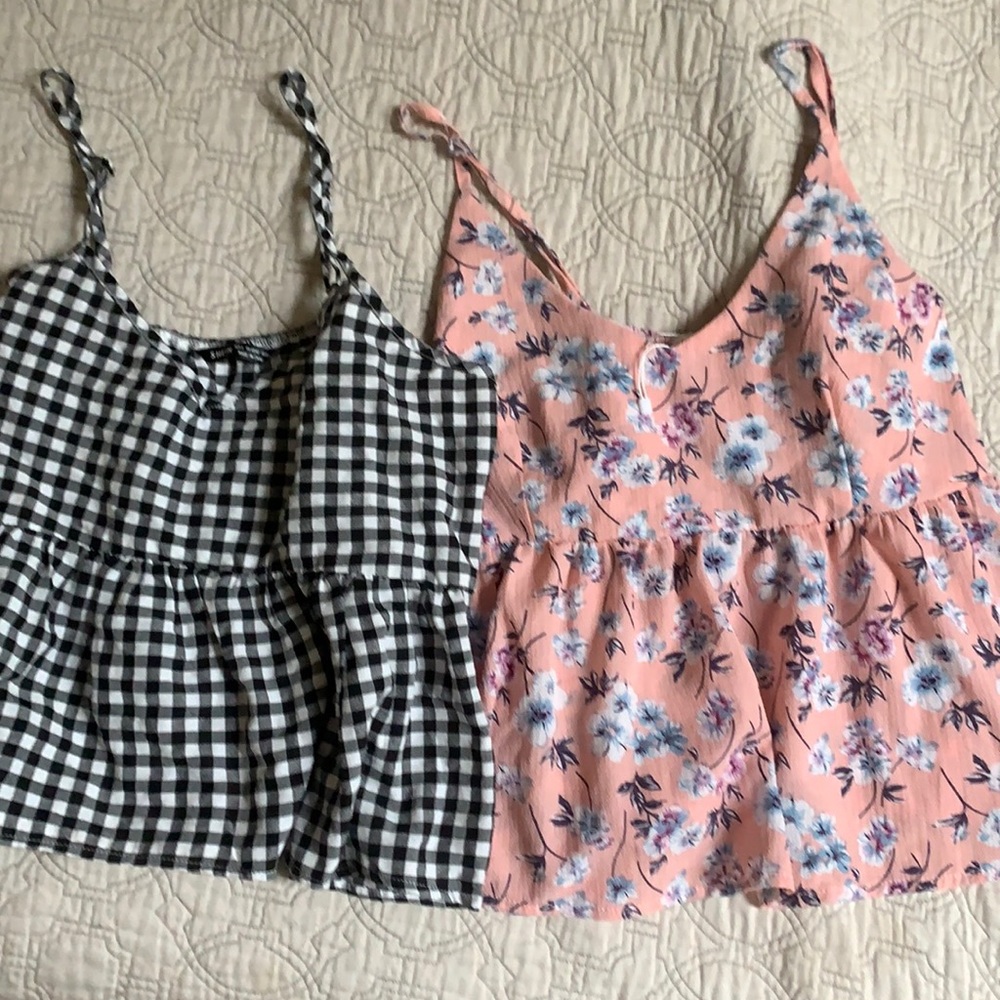 BOGO item. Pair of hardly used, babydoll tanks.